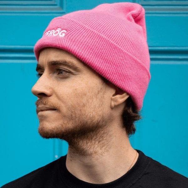 True Pink Beanie FATFROG